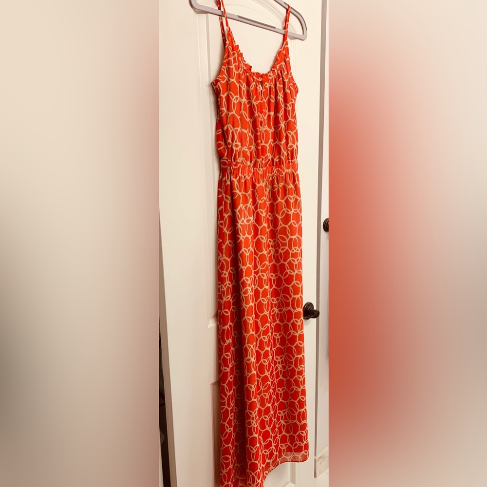 Banana Republic Factory and Sand Patterned Sleeveless Dress